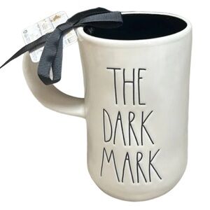 Rae Dunn The Dark Mark Black and White Mug